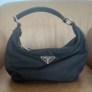 Prada Black Hobo Bag